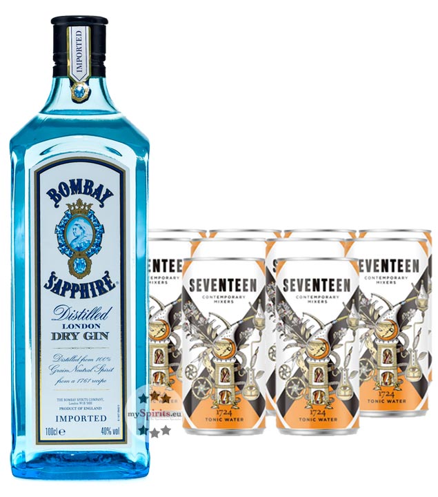 & Gin Water 1724 Sapphire Bombay Tonic