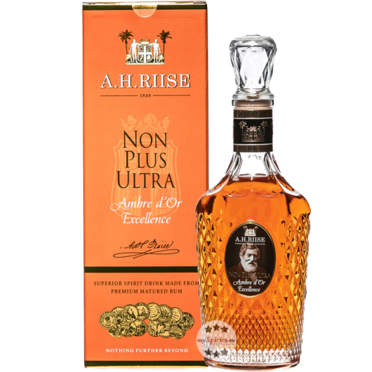 A.H. Riise: Non Plus Ultra Ambre d'Or / 42 % vol / 0,7 Liter-Flasche