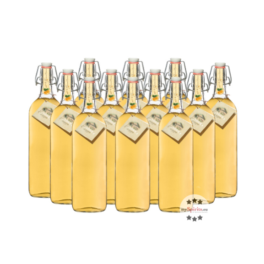 12 x Prinz: Alte Marille im Holzfass gereift / 41 % Vol. / 12 x 1,0 Liter-Flasche