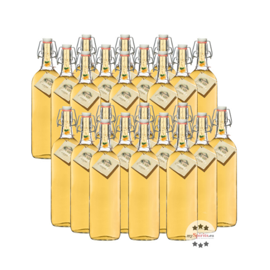 24 x Prinz: Alte Marille im Holzfass gereift / 41 % Vol. / 24 x 1,0 Liter-Flasche
