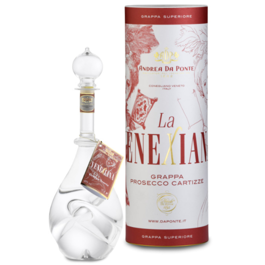 Andrea Da Ponte La Venexiana Grappa Prosecco Cartizze / 40 % Vol. / 0,7 Liter-Flasche