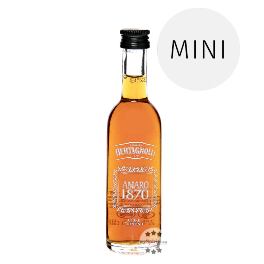 Bertagnolli Amaro 1870 Mini / 27 % vol / 0,05 Liter-Flasche