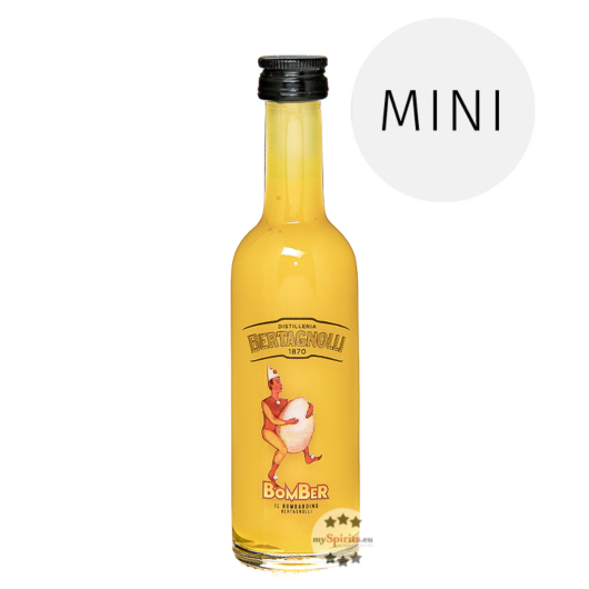Bertagnolli BomBer Il Bombardino Likör Mini / 17 % Vol. / 0,05 Liter-Flasche