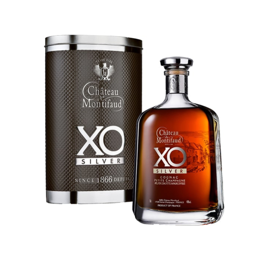 Château Montifaud XO Silver Cognac / 40 % vol / 0,7 Liter-Flasche