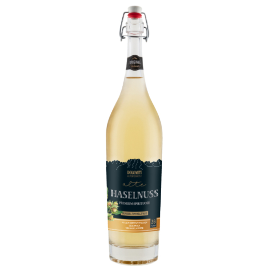 Dolomiti Alte Haselnuss / 36 % vol / 0,5 Liter-Flasche