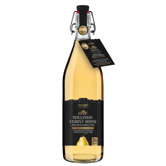 Dolomiti Alte-Williams-Christ-Birne / 36 % vol / 1,0 Liter-Flasche