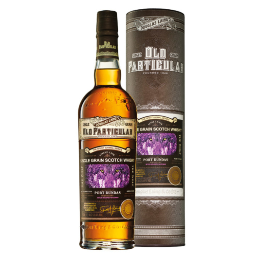 Douglas Laing’s Old Particular Port Dundas 16 Jahre The Wolf Single Grain Scotch Whisky / 53,8 % vol / 0,7 l in Geschenkbox - WHISKY CLUB
