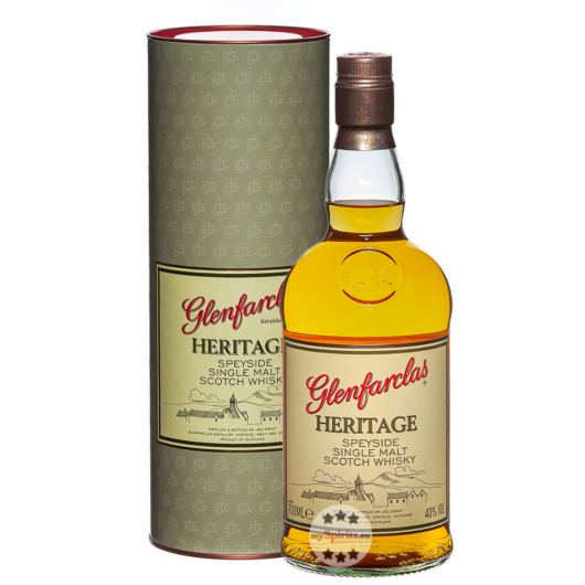 Glenfarclas Heritage Speyside Single Malt Scotch Whisky / 40 % Vol. / 0,7 Liter-Flasche in Geschenkdose