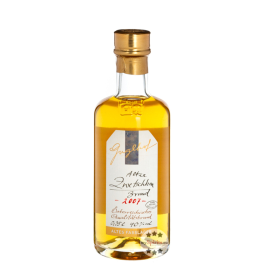 Guglhof: Alter Zwetschken Brand - Jahrgangsbrand / 40% Vol. / 0,35 Liter - Flasche