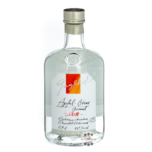Guglhof: Apfel Birne Brand - Jahrgangsbrand / 43% Vol. / 0,7 Liter - Flasche