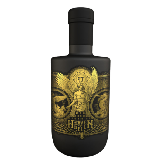 Heaven & Hell Gold 47 Premium London Dry Gin / 47 % vol / 0,7 Liter-Flasche