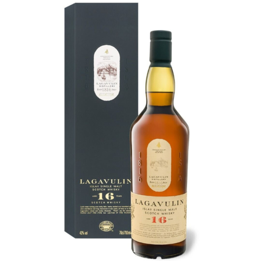 Lagavulin 16 Years Islay Single Malt Scotch Whisky / 43 % vol. / 0,7 Liter-Flasche in Geschenk-Box