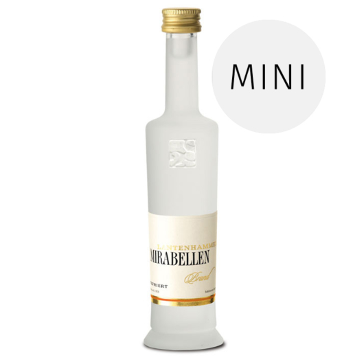 Lantenhammer: Mirabellenbrand unfiltriert 42% Vol. / 0,05-Liter-Flasche