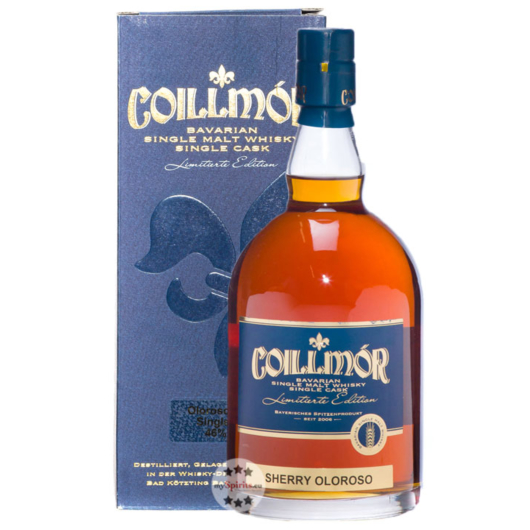 Liebl: Coillmor Sherry Oloroso Bavarian Single Malt Whisky / 46 % Vol. / 0,7 Liter-Flasche in Geschenkkarton