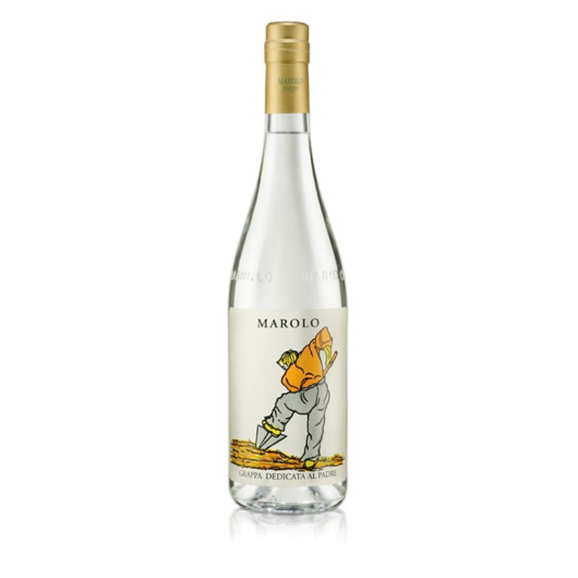 Marolo: Grappa "Dedicata al padre" / 60 % vol / 0,7 Liter-Flasche