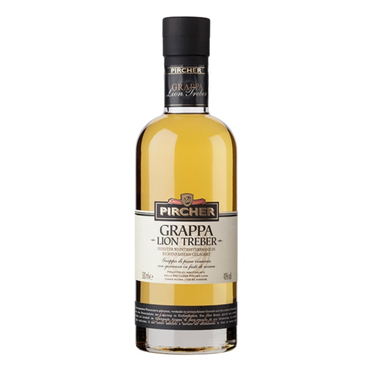 Pircher Grappa Lion Treber / 40 % vol / 0,5 Liter-Flasche