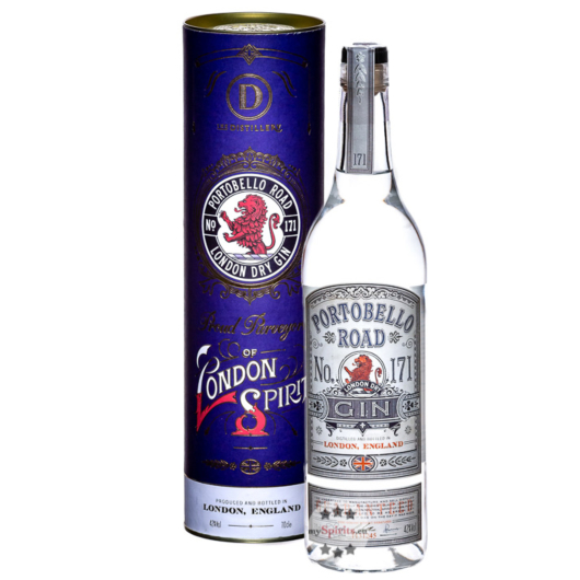 Portobello Road No. 171 Gin London Dry Gin / 42 % Vol. / 0,7 Liter-Flasche