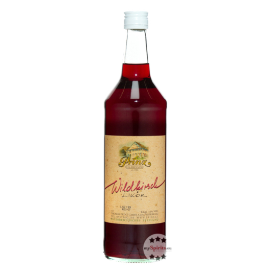 Prinz Wild-Kirsch Likör 1 Liter 16 % Vol. | mySpirits.eu