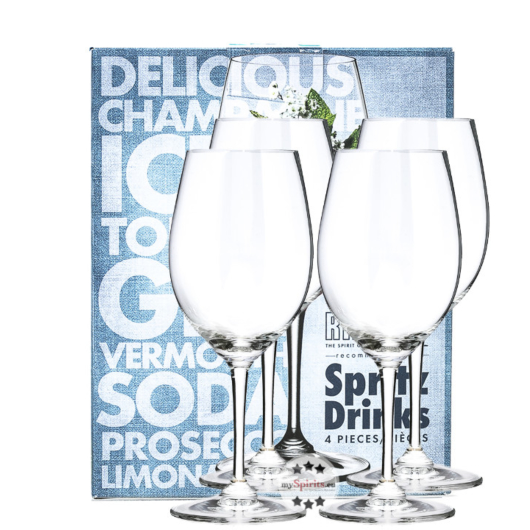 Riedel: Spritz Drinks 4er Set Spritz-Gläser mit Stiel / 560 ml / H: ca. 22,4 cm