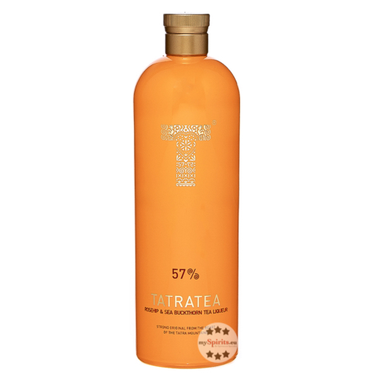 Tatratea 57 Rosehip & Seabuckthorn Tea Liqueur / 57 % Vol. / 0,7 Liter-Flasche