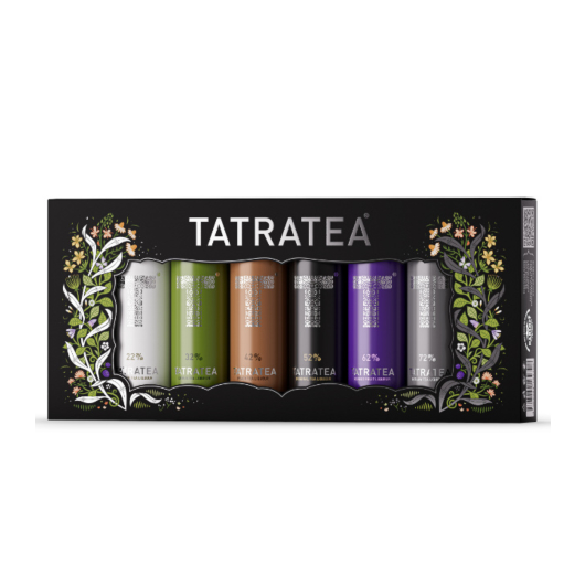 Tatratea Geschenkset Miniaturen Probierpaket / 22-72 % Vol. / 6 x 0,04 Liter-Flasche in Geschenkbox