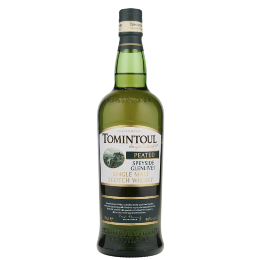 Tomintoul Peated Speyside Single Malt Scotch Whisky / 40 % vol / 0,7 L-Flasche in Geschenkdose