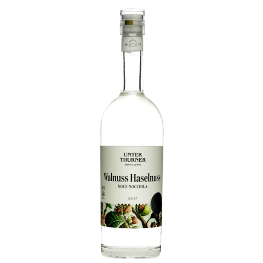 Unterthurner Walnuss-Haselnuss Edelgeist Nuss-Geist / 39 % vol / 0,5 Liter-Flasche