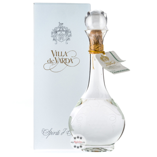 Villa de Varda Grappa Chardonnay Mormorio Della Foresta / 40 % / 0,7 Liter-Flasche