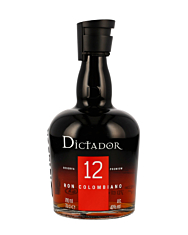 Dictador 12 Years Colombian Rum / 40 % Vol. / 0,7 Liter-Flasche
