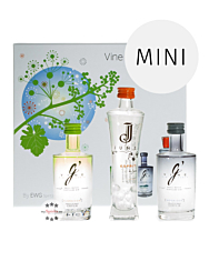 G‘Vine Flower Set Miniaturen – Drei Sorten Gin in Probiergröße als Geschenkset in Deko-Box / 3 x 0,05l