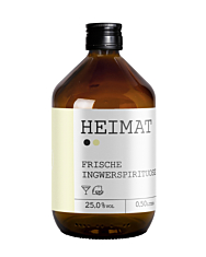 Heimat Ingwerspirituose / 25 % vol / 0,5 Liter-Flasche