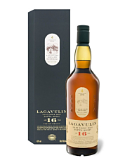 Lagavulin 16 Years Islay Single Malt Scotch Whisky / 43 % vol. / 0,7 Liter-Flasche in Geschenk-Box