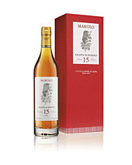 Marolo: Grappa di Barolo Barrique 15 Jahre / 50 % vol / 0,7 Liter-Flasche