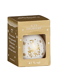 Prinz Christbaumkugel mit Alte Erdbeere / 41 % vol / 0,04 Liter-Flasche