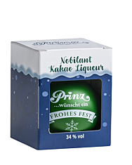 Prinz Christbaumkugel mit Nobilant Kakao Liqueur / 37,7 % Vol. / 0,04 Liter-Flasche