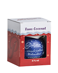 Prinz Christbaumkugel mit Rum Coconut Likör mit Inländerrum / 40 % Vol. / 0,04 Liter-Flasche