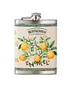Bertagnolli Flachmann Limoncel / 28 % vol / 0,2 Liter-Flasche aus Edelstahl