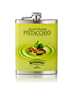 Bertagnolli Flachmann Sweet Dreams Pistacchio Pistazienlikör / 17 % vol / 0,2 Liter-Flasche aus Edelstahl