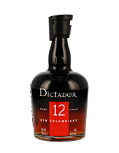Dictador 12 Years Colombian Rum / 40 % Vol. / 0,7 Liter-Flasche