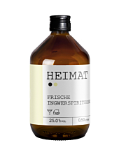 Heimat Ingwerspirituose / 25 % vol / 0,5 Liter-Flasche
