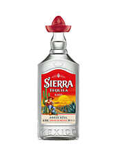 Sierra Tequila Blanco / 35 % vol / 0,7 Liter-Flasche mit rotem Hut
