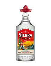 Sierra Tequila Blanco / 35 % vol / 1,0 Liter-Flasche mit rotem Hut