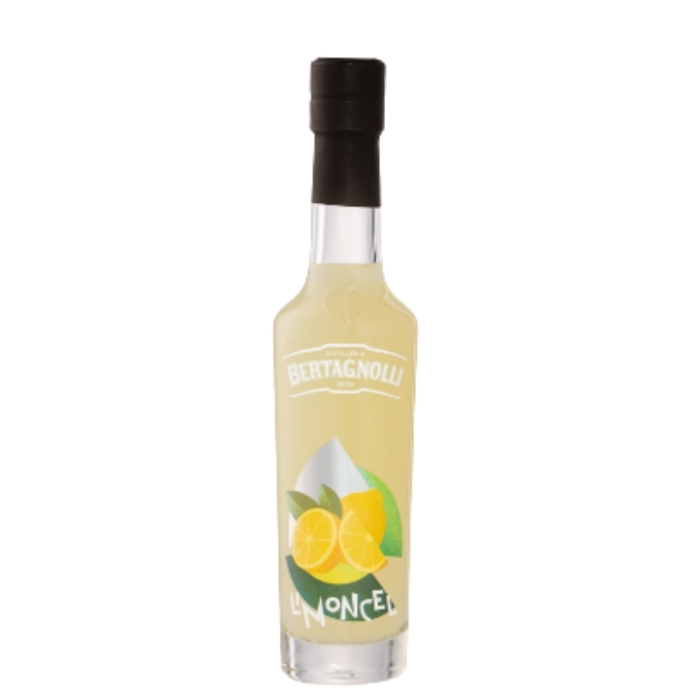 Bertagnolli Limoncel Likör / 28 % vol / 0,2 Liter-Flasche