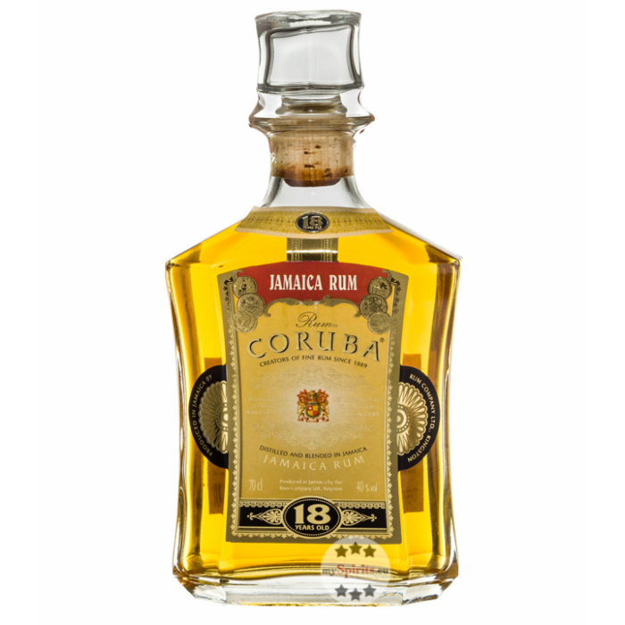 Rum Coruba Jamaica 18 Years Old / 40 % Vol. / 0,7 Liter-Flasche