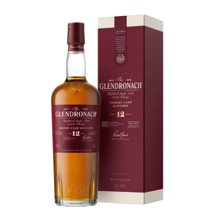 The Glendronach Original 12 Jahre Highland Single Malt Scotch Whisky / 43 % Vol. / 0,7 l in Geschenkbox