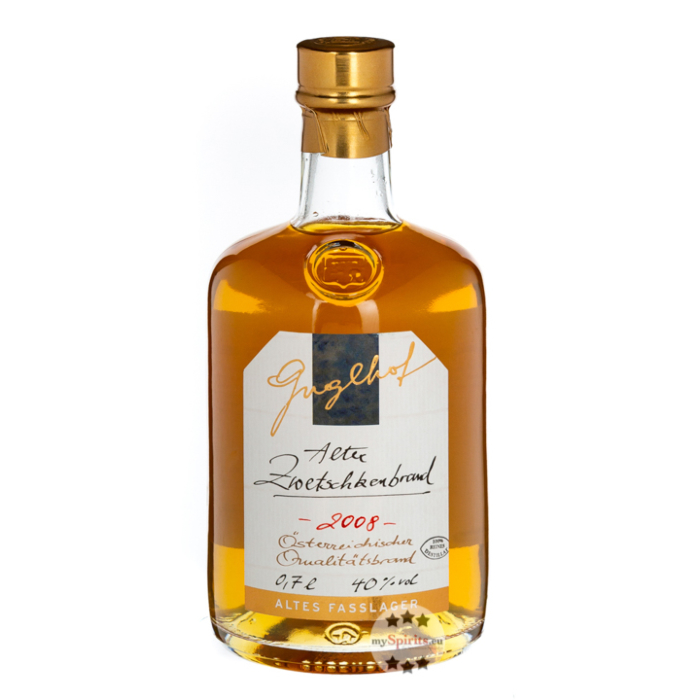 Guglhof: Alter Zwetschken Brand - Jahrgangsbrand / 40% Vol. / 0,7 Liter - Flasche 