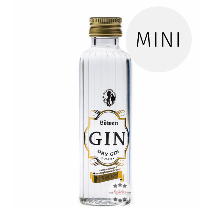 Bergbrennerei Löwen Gin - Dry Gin Quality / 40 % vol. / 0,04 Liter-Flasche