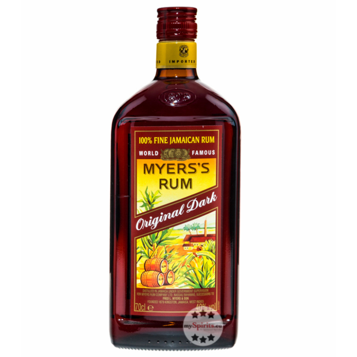 Myers’s Rum Original Dark – Fine Jamaican Rum / 40 % Vol. / 0,7 Liter-Flasche