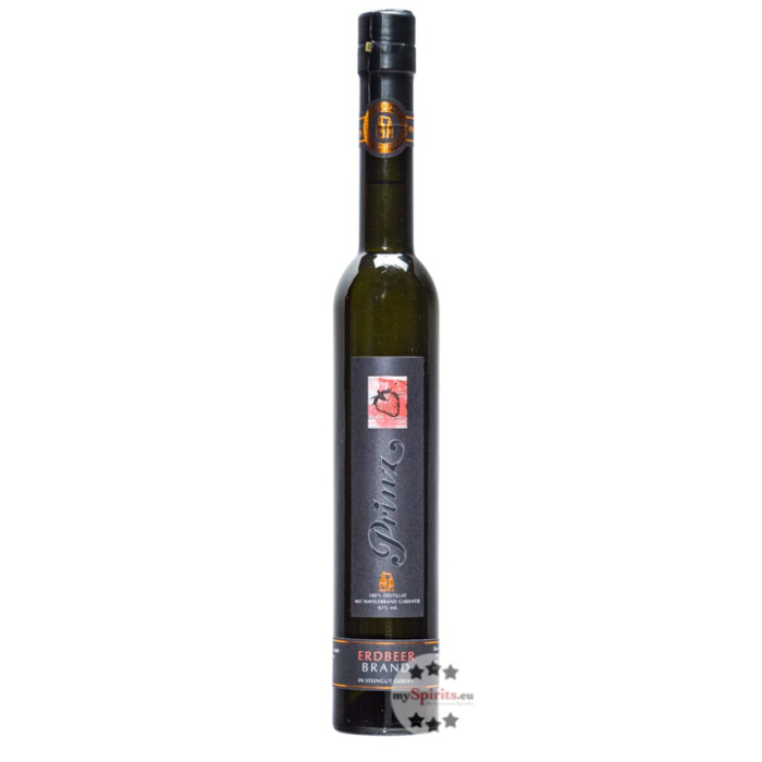 Prinz: Hafele Erdbeer Brand - im Steingut gereift / 43 % Vol. / 0,35 Liter - Flasche