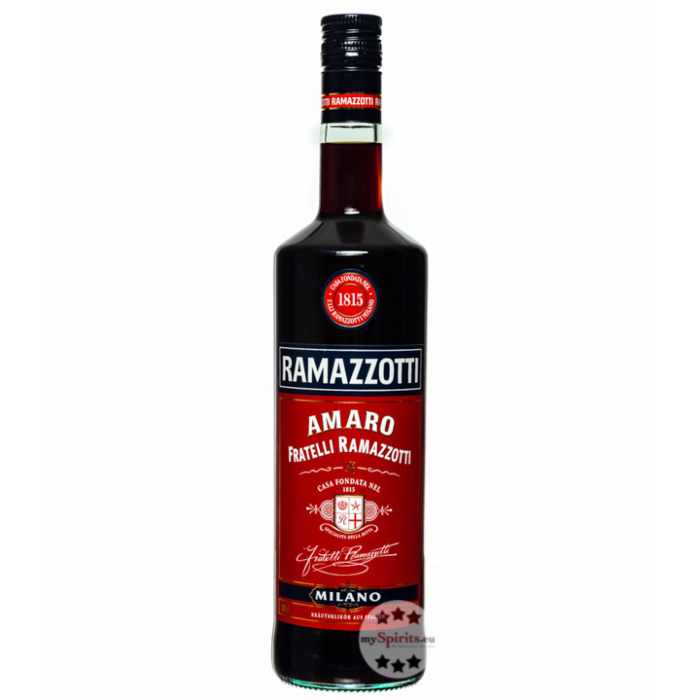 Ramazzotti Amaro Kräuterlikör / 30 % Vol. / 1,0 Liter-Flasche